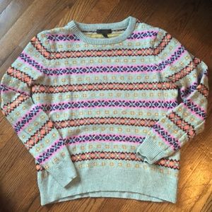 J. Crew fair isle sweater size L
